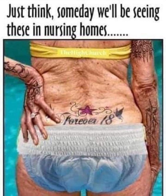 Did you ever consider what your tattoos will look like when you are old before you get/got one?