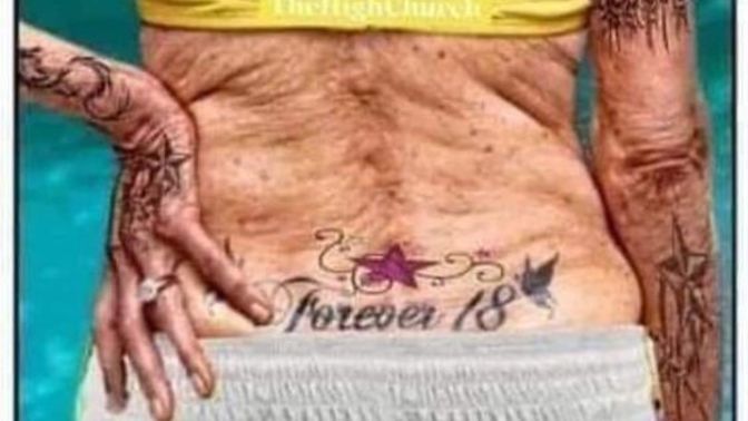 Did you ever consider what your tattoos will look like when you are old before you get/got one?