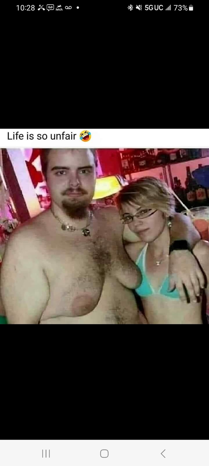 Life is not fair do you agree?