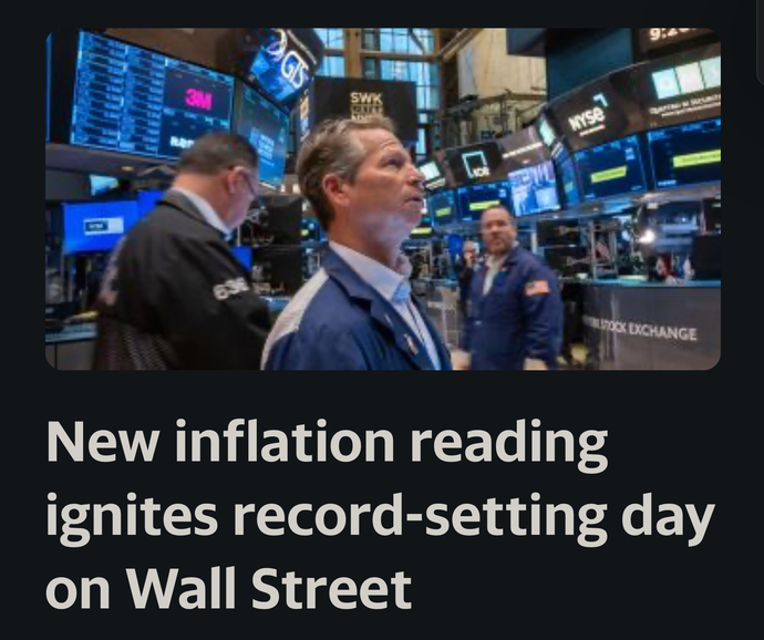 If you blamed Biden for inflation can you now praise Biden?