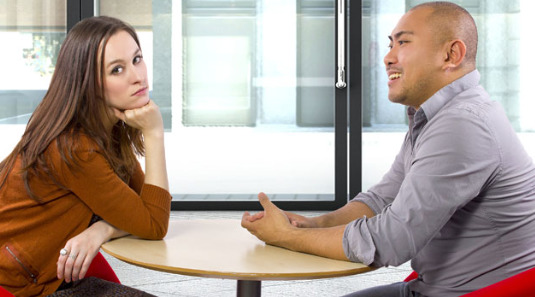 Are most of the men bad at talking to women?