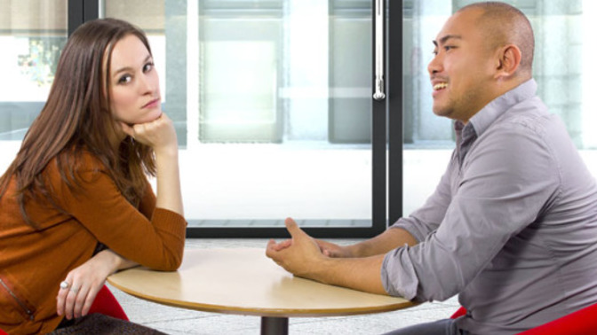 Are most of the men bad at talking to women?