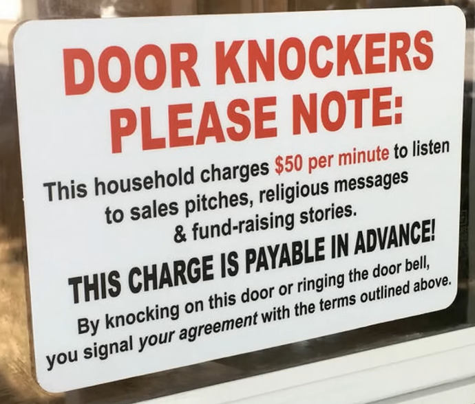 Do you think THIS SIGN will work?
