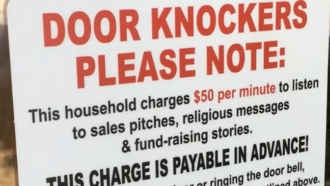Do you think THIS SIGN will work?