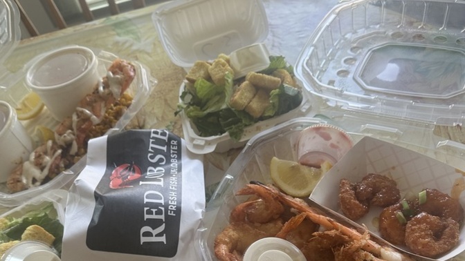 How does our late lunch look?