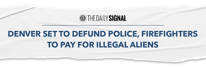 Should police and firefighters be defunded to support illegals?