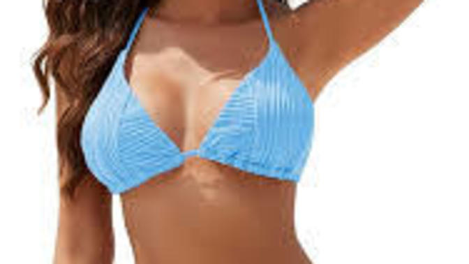 Out of these 2 swimsuit. What 1 would you feel more comfortable wearing?