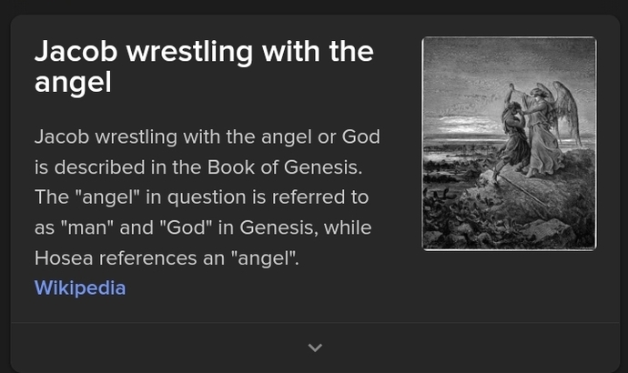 Just like Jacob of Israel