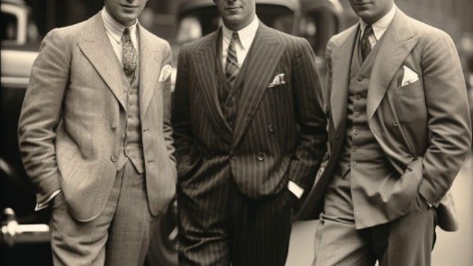 Why did men stop wearing suits regularly?