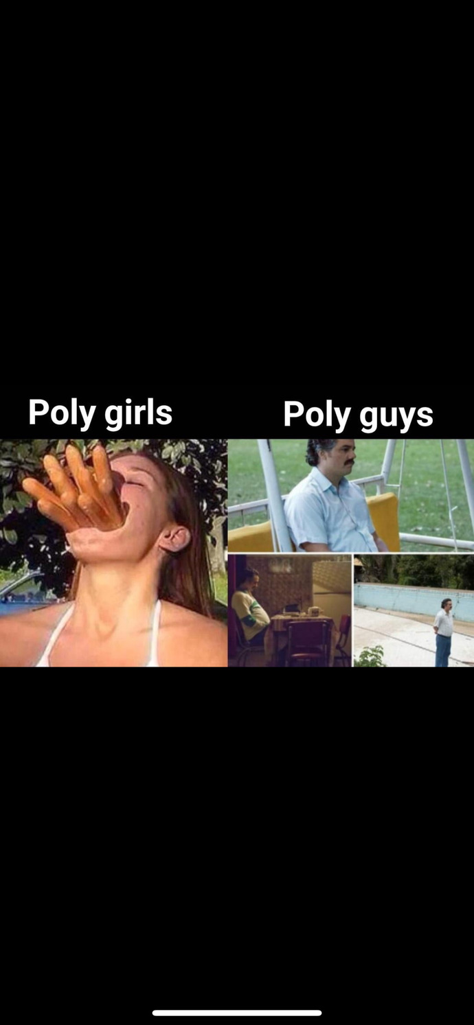 Do girls always find more partners in polyamorous relationships?