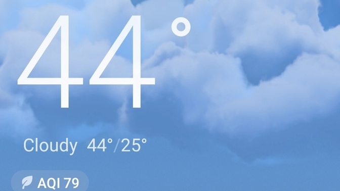 How is the weather ☁️🌡️ you have right now?