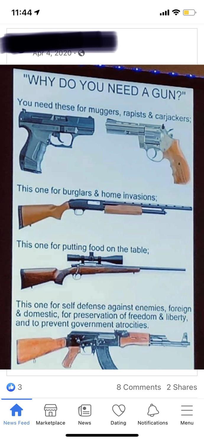 Why do people like guns?