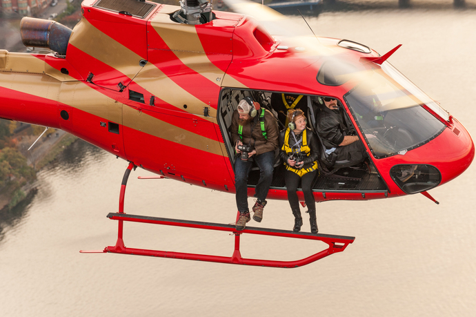 Have you ever flown on a helicopter before?
