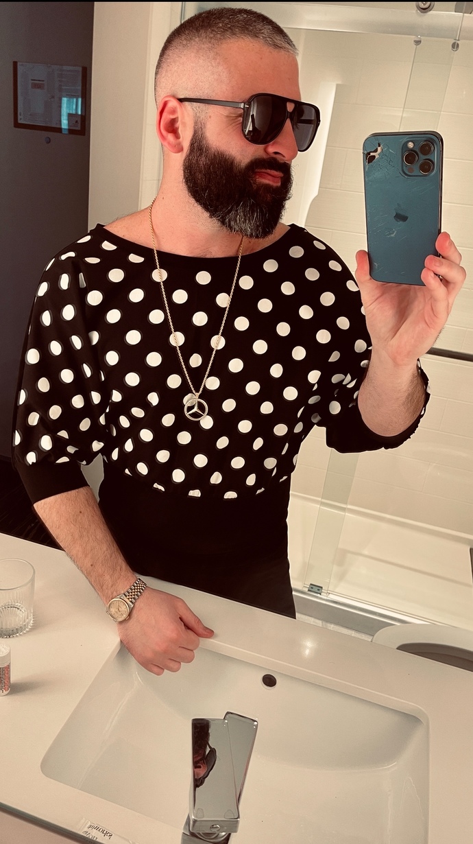 What are your thoughts of a guy wearing polka dot?