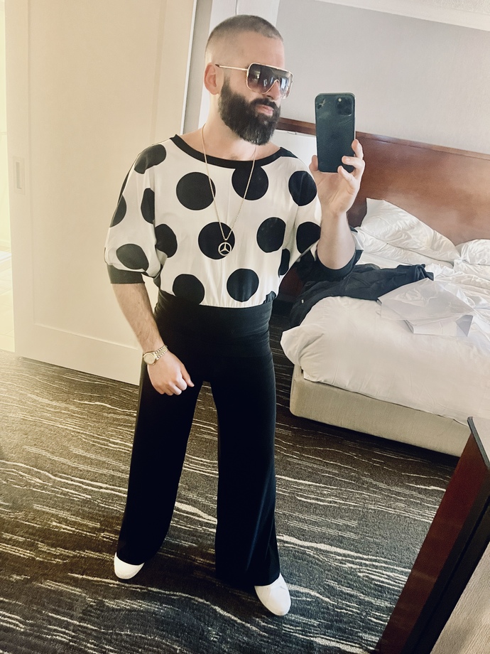 What are your thoughts of a guy wearing polka dot?