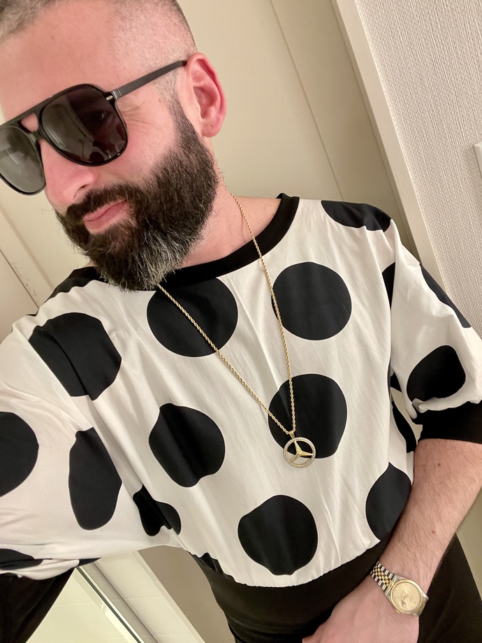 What are your thoughts of a guy wearing polka dot?