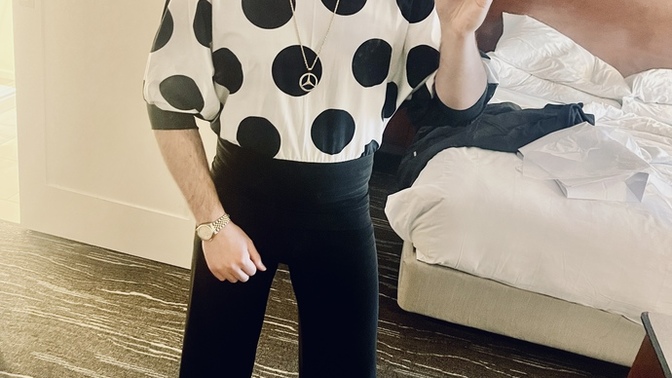 What are your thoughts of a guy wearing polka dot?