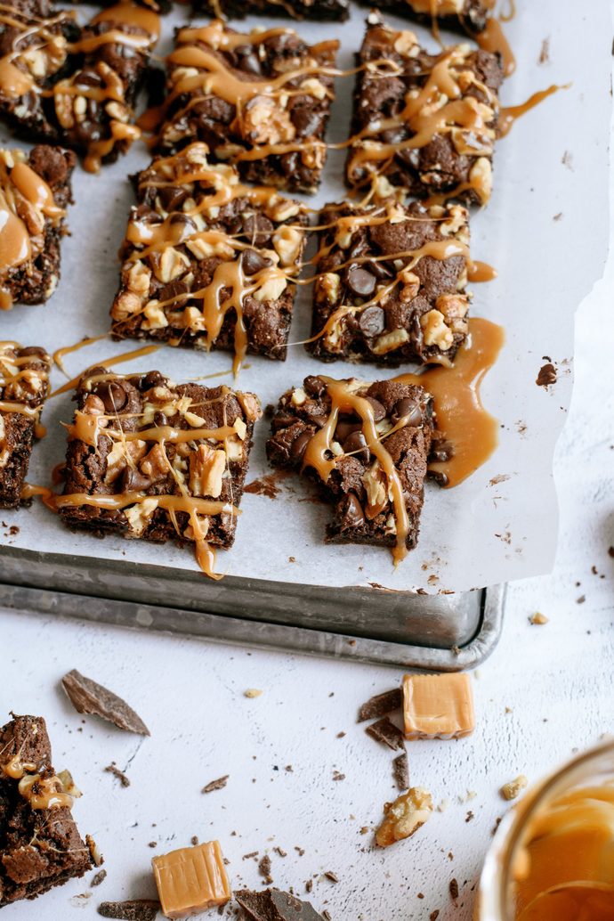 Would you eat a chocolate turtle brownie?