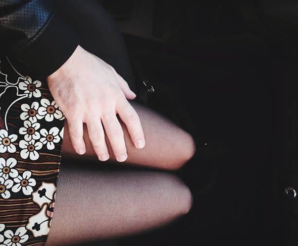Why he touches my thigh?