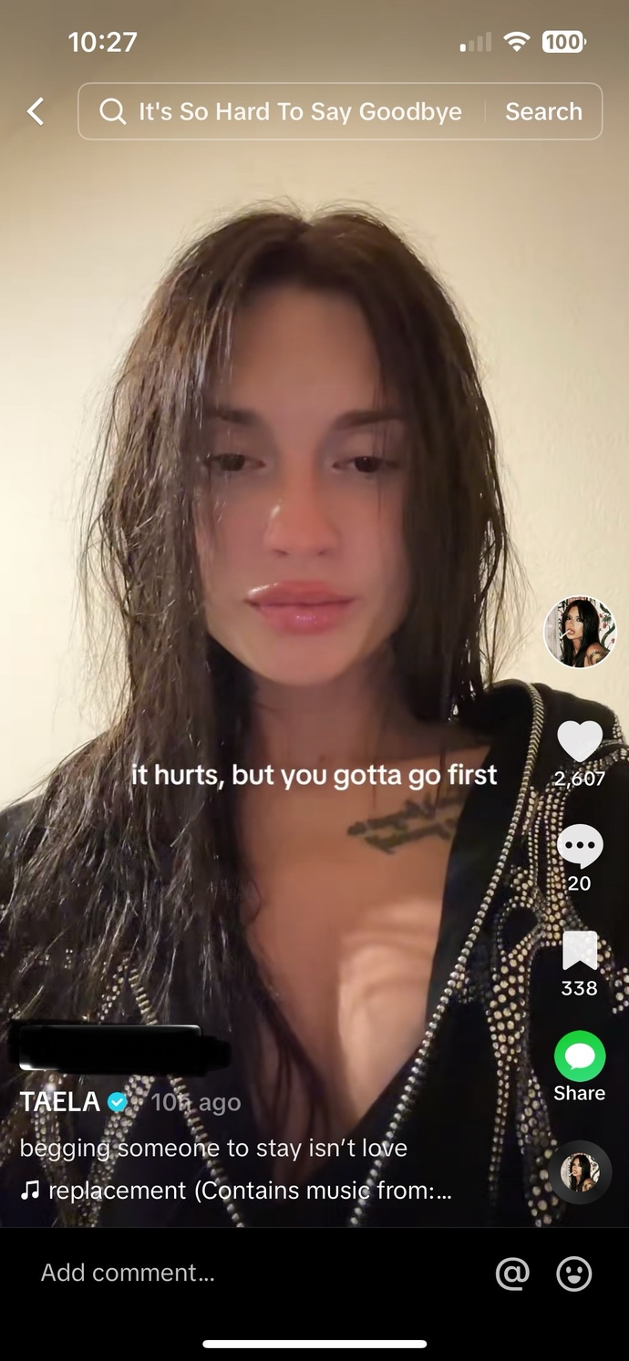 M27 F33 Girlfriend/fiance keeps posting breakup videos on TikTok?