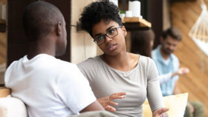 Is it okay to ask a guy if you're annoying him?