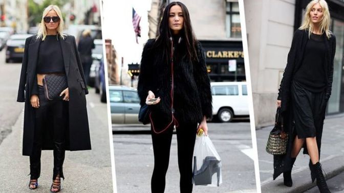 Who else loves to wear all black? Do you think all black looks sexy?