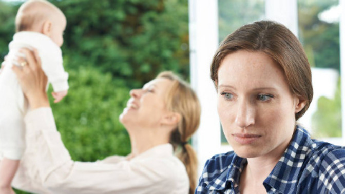 Is it normal that I don't want to share my baby with my partner's parents?