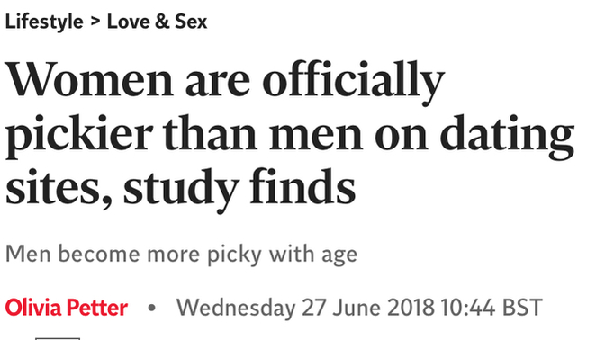 Why are women more pickier on dating apps?