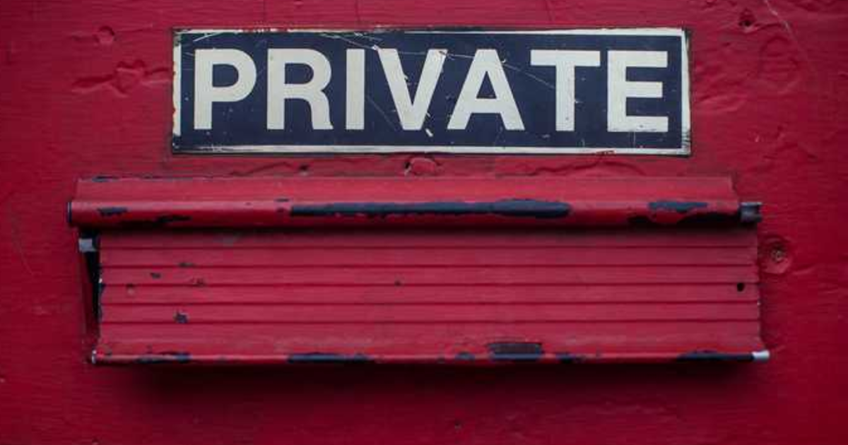 Is it true that everyone is private, to a certain extent and that few ...