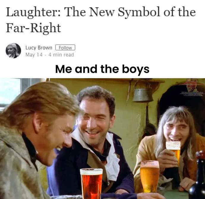 Laughter the new symbol of the alt-right? Does laughing literally make you Hitler now?