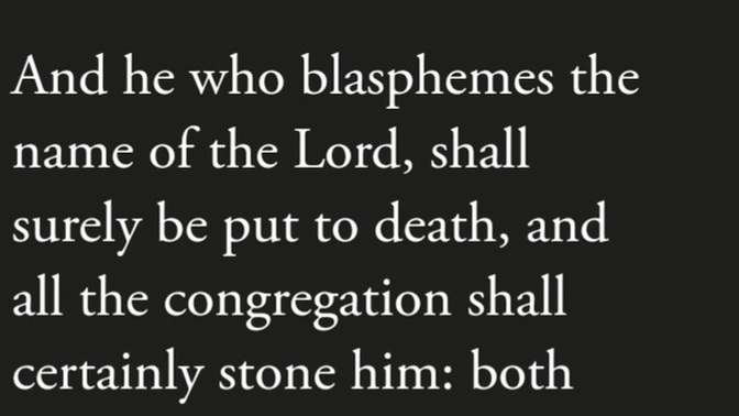 Any liberal jews? do you have a way to "dodge" leviticus 24, 16 in pictures?
