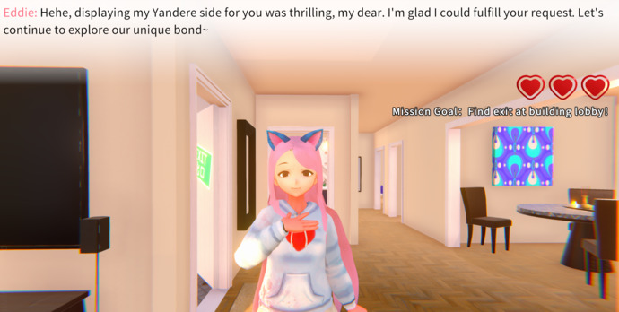 Would you trust a girlfriend with red eyes and a knife?