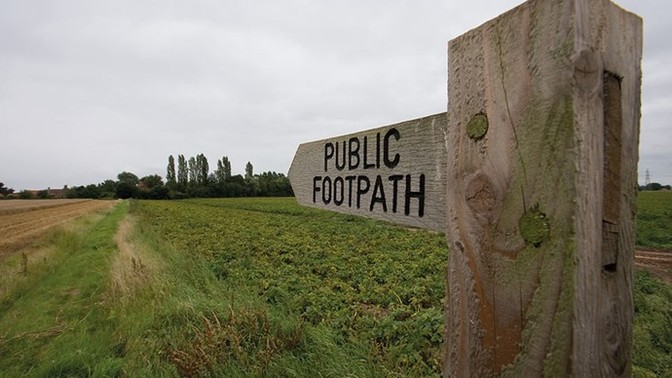 Do you have public footpaths where you live?