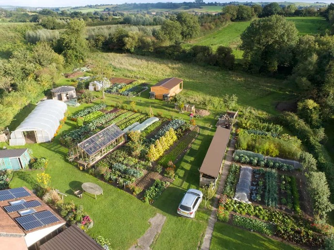 Charles Dowdings garden