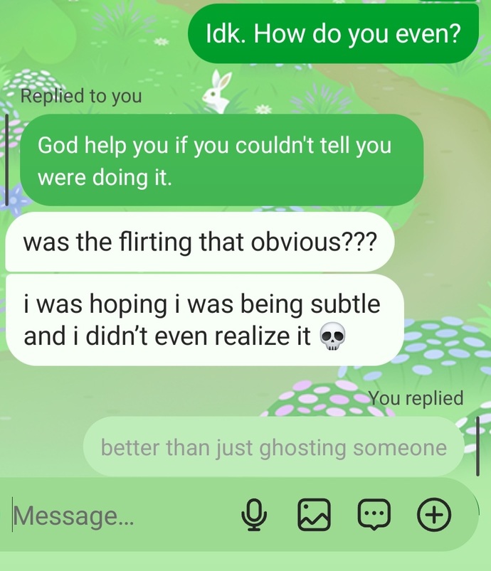 Guy friend asking a hypothetical what if about dating?