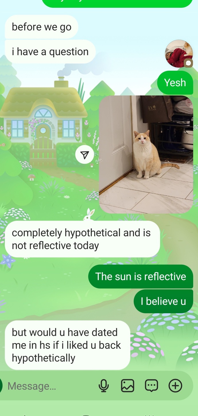 Guy friend asking a hypothetical what if about dating?