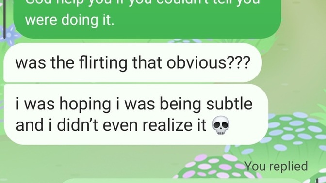 Guy friend asking a "hypothetical what if" about dating?