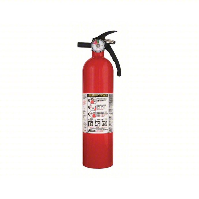 Typical home fire extinguisher
