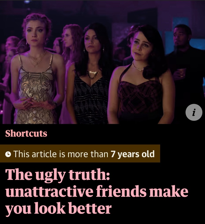 Do women tend to pick friends and partners of a lesser status than them to boost their confidence?