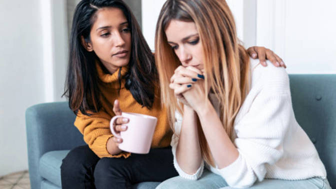 What is the first thing you would do or say to a friend after they just broke up with someone?