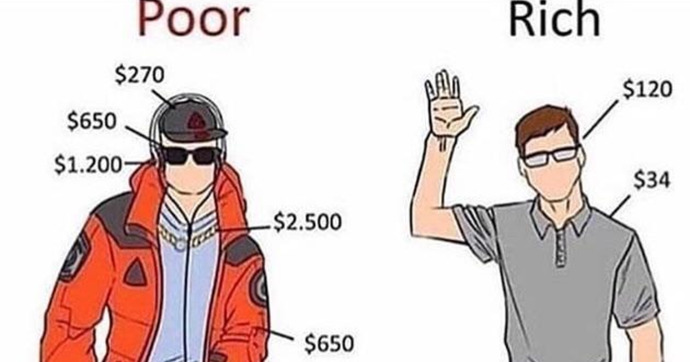 What do YOU consider someone who is 'broke'?