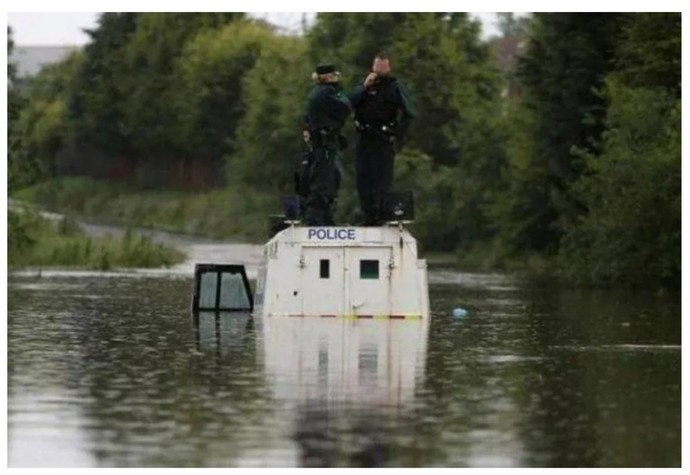 Which police officer is in the most danger?