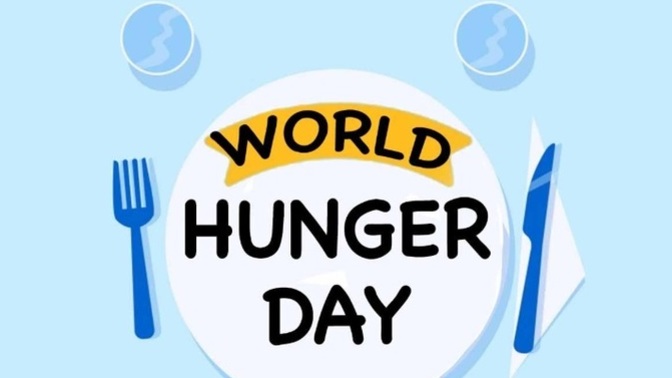 Today is World Hunger Day. ... and also National Hamburger Day... which do you celebrate?