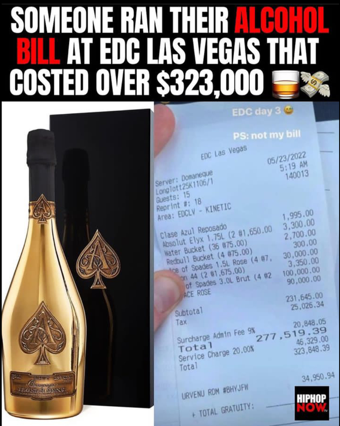 Ladies and gents, would you spend this type of money to turn up if you were rich 🤑🍾?