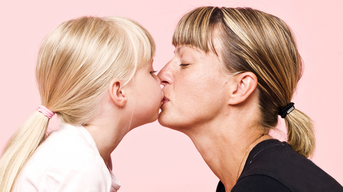 Parents kissing their child on the lips - thoughts?