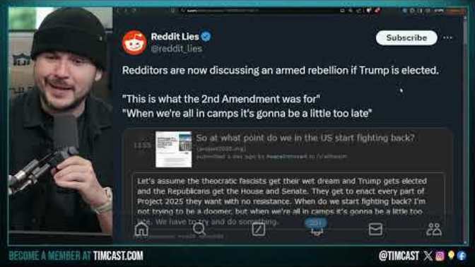 If Donald Trump wins the election in November, do you think there would be a civil war started by leftists against MAGA?