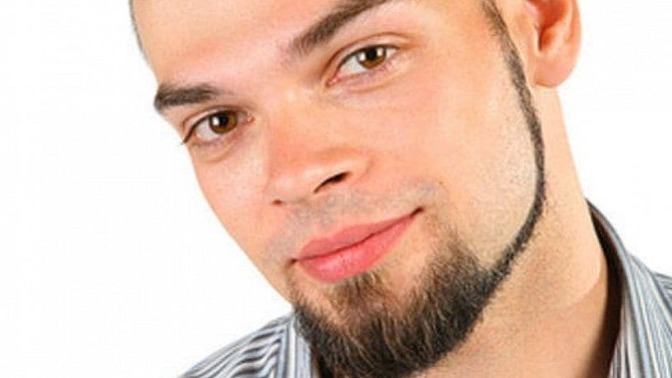 Is facial hair with no mustache a good look for a guy?