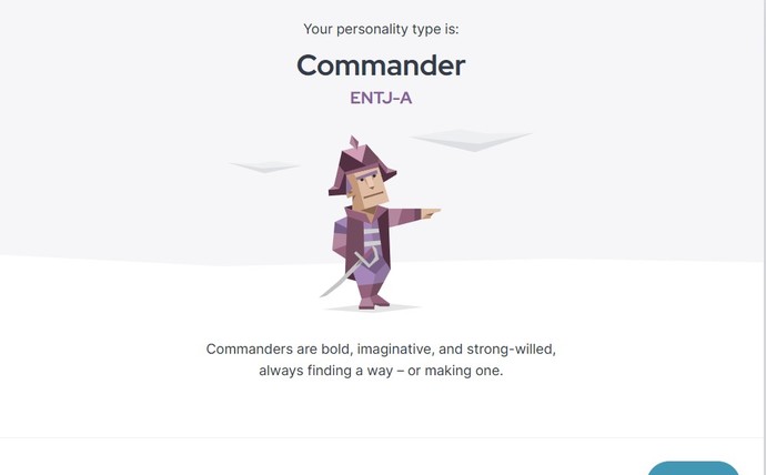 Have you taken a Meyers Briggs personality test? What was your result?
