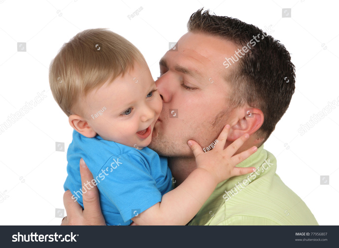 As a father, when you see your son is crying and had a boo boo hurting themselves, would you comfort them and kiss their boo boo?