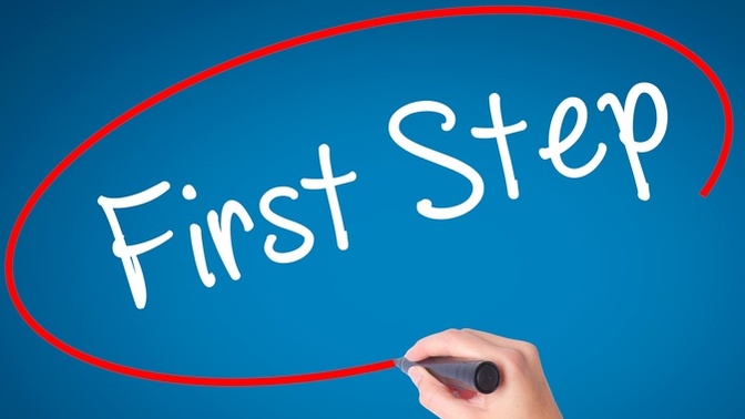Which FOOT steps FORWARD first?
